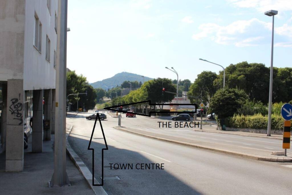 Old City/Beach 13 Minutes Away, Parking, For 4 스플리트 외부 사진